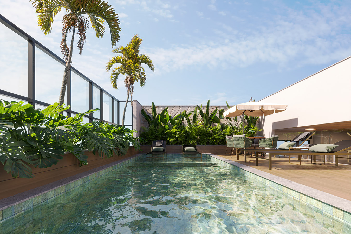 Piscina Edifício Apoena